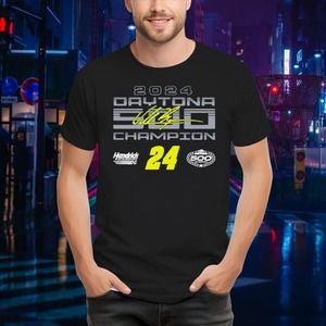 William Byron Checkered Flag Sports 2024 Daytona 500 Champion Exclusive T-Shirt